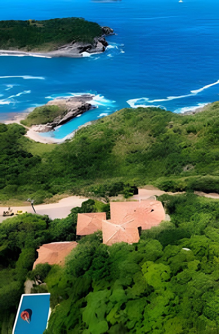 Casa em Búzios com vista incrível pro mar