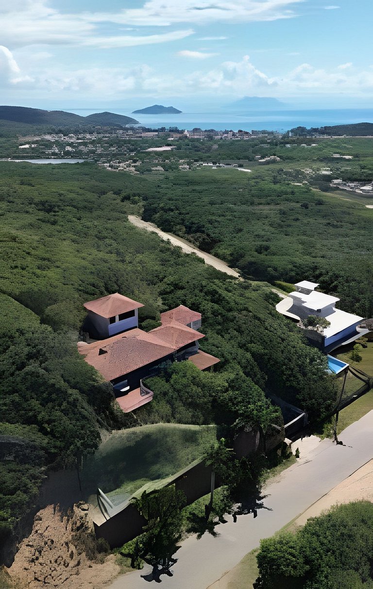 Casa em Búzios com vista incrível pro mar