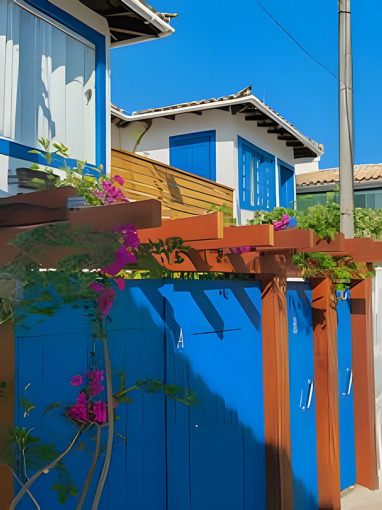 Linda casa a 1m da praia  completa bem localizada