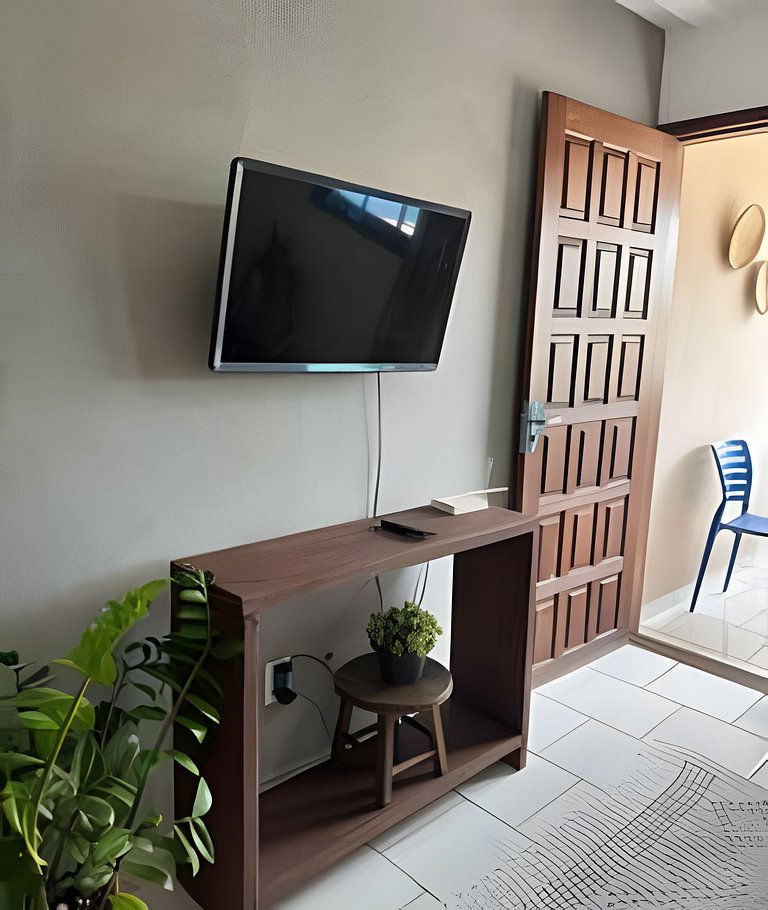 Casa com 2 quartos a 200m da praia