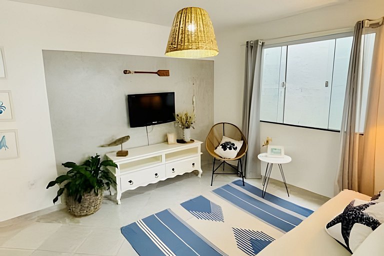 Linda casa a 1 minuto da praia